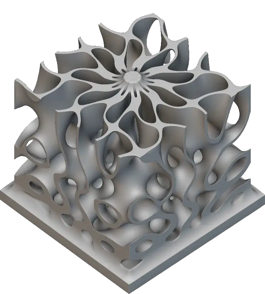 Animated lattice structure designed in nTop
